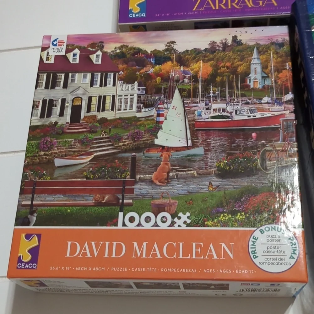 🌟NWT 3 Puzzles David Maclean, Bill Bell, Arturo Zarraga